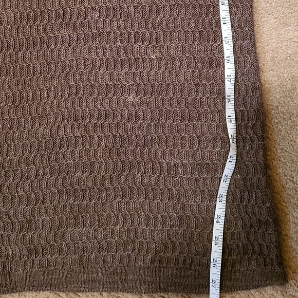 Mocha Tunic Length Sweater EUC - Picture 7 of 7